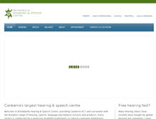 Tablet Screenshot of hearingandspeech.com.au